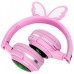 Kids Wireless Headphones, Boys Bluetooth Headset Adjustable Headband with Mic, Stereo Sound Childrens Bluetooth Headphones Over Ear for School Home, Travel (3.5mm Jack Audio Cable Included) (Pink)