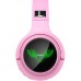 Kids Wireless Headphones, Boys Bluetooth Headset Adjustable Headband with Mic, Stereo Sound Childrens Bluetooth Headphones Over Ear for School Home, Travel (3.5mm Jack Audio Cable Included) (Pink)