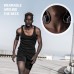 Small Bluetooth Headphones Wrap Around Head - Sports Wireless Headset with Built in Microphone and Crystal-Clear Sound, Foldable and Carried in The Purse, and 12-Hour Battery Life, Blue