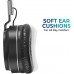 Delton Chroma Wired Headphones with Microphone, Wired On-Ear Headphones with in-Line Mic - 3.5MM Jack, Foldable, Lightweight for iOS and Android Smartphones, Laptops, PC, MP3 (Chroma Rose Gold)