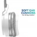 Delton Chroma Wired Headphones with Microphone, Wired On-Ear Headphones with in-Line Mic - 3.5MM Jack, Foldable, Lightweight for iOS and Android Smartphones, Laptops, PC, MP3 (Chroma Rose Gold)