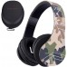 PowerLocus Kids Headphones Over-Ear, Bluetooth Wireless Headphones for Kids,with Microphone, Safe 85DB Volume Limited, Foldable with Carry Case, Audio Cable, Micro SD mode for Online Classes,PC,Phones