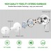 Earphones XINLIANG Wired Earbuds with Microphone &amp; Volume Control in-Ear Headphones with Magnetic, Bass Driven 3.5 mm Earbuds for iOS and Android Smartphones, Laptops, MP3, Gaming, Walkman (Black)