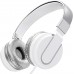 Delton Chroma Wired Headphones with Microphone, Wired On-Ear Headphones with in-Line Mic - 3.5MM Jack, Foldable, Lightweight for iOS and Android Smartphones, Laptops, PC, MP3 (Chroma Rose Gold)