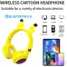 Kids Wireless Headphones, Boys Bluetooth Headset Adjustable Headband with Mic, Stereo Sound Childrens Bluetooth Headphones Over Ear for School Home, Travel (3.5mm Jack Audio Cable Included) (Pink)