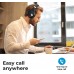 Reverbix E7 Noise Canceling Headphones Overhead Bluetooth Headphones with Mic for Phone-Call, Comfortable Wireless Headphones &amp; Light Weight, Deep Bass, 35-Hour Battery Life, White