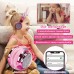 Kids Headphones, Unicorn Bluetooth/Wired Headphones with Microphone Adjustable Headband,85dB Volume Limited HD Sound Headphones for School, Birthday, Xmas, Unicorn Gift (Diamond Blue)